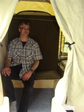 Het bankje in de Mini Camp