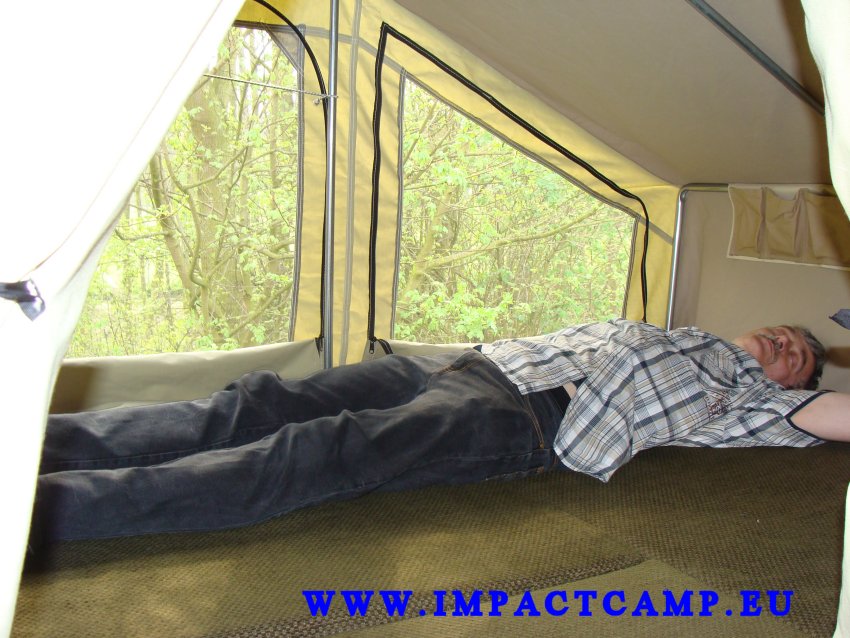 Mini Camp's bed