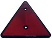 Rode driehoek reflector
