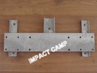 Frameplaat voor lichtgewicht aanhangers met boor gaten