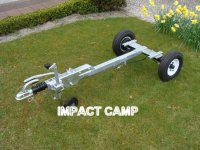 Geremde aanhangwagen frame